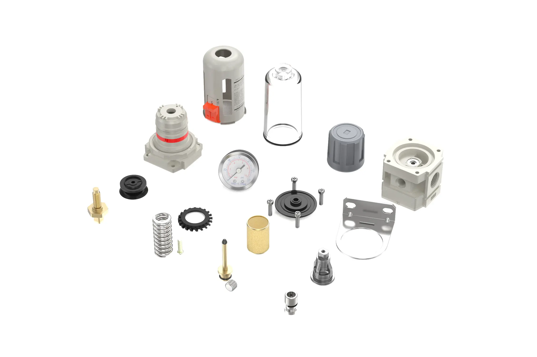 AW3000-03AW4000-04AW4000-06 AW Filter Regulator (1)