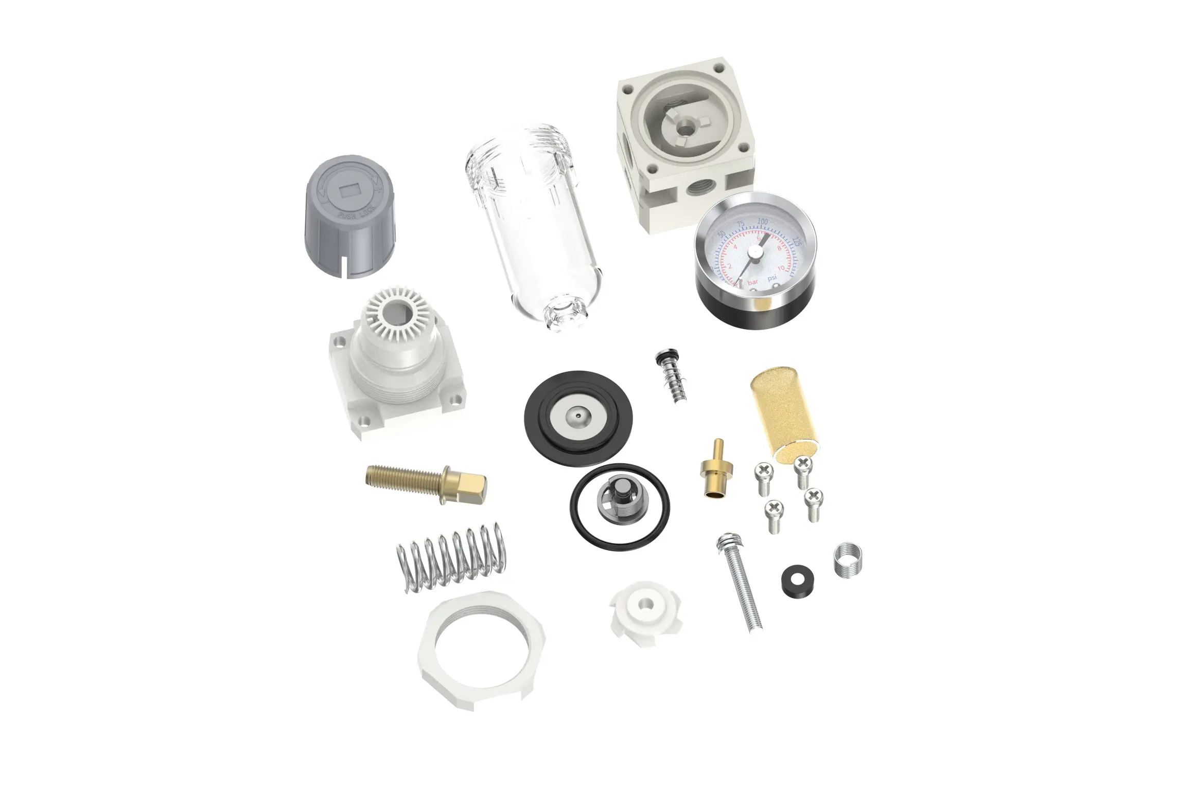 AW2000-02AW2000-02D AW Filter Regulator (5)