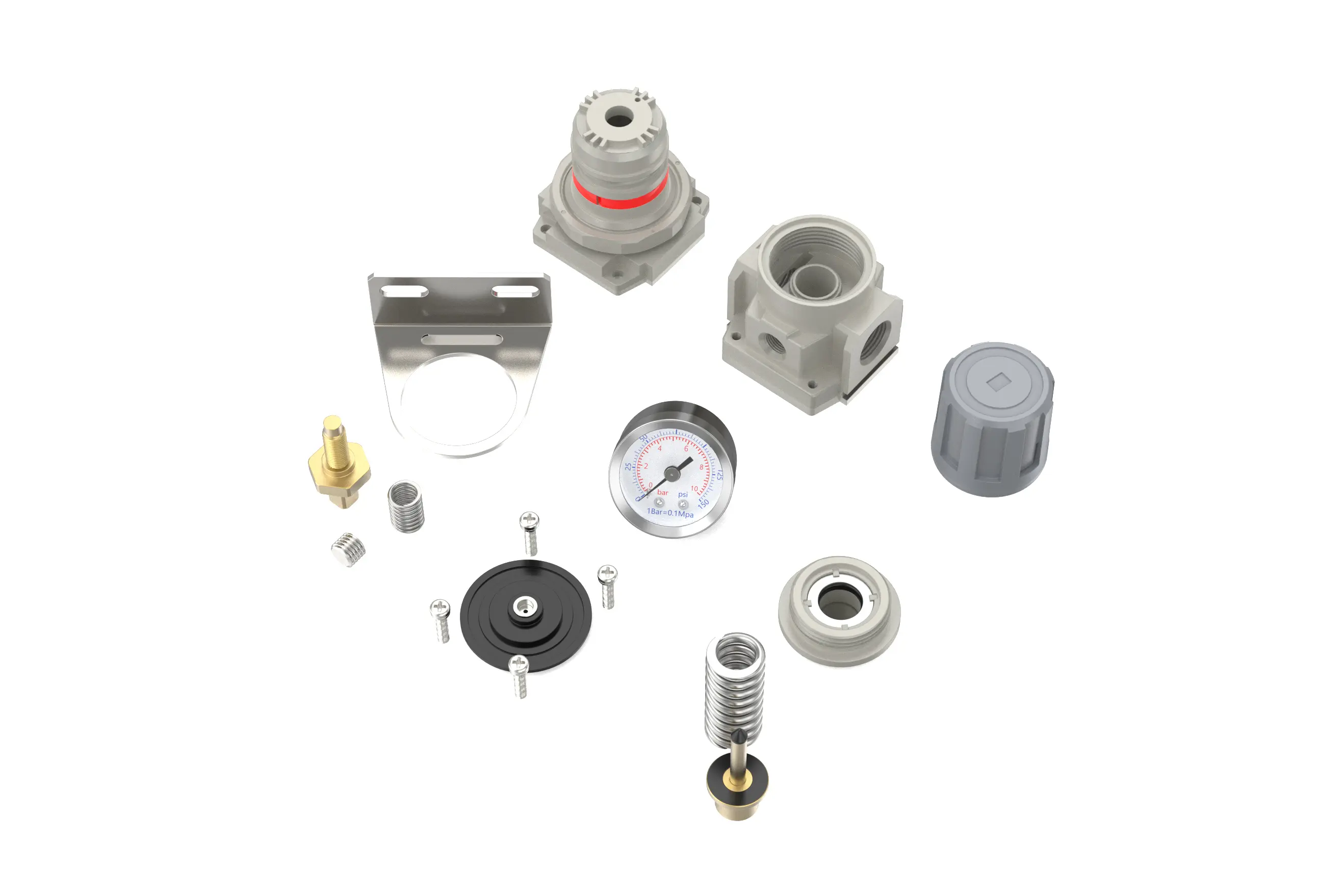 AR3000-03AR4000-04AR4000-06 38 12 34 AR Air Regulator (5)