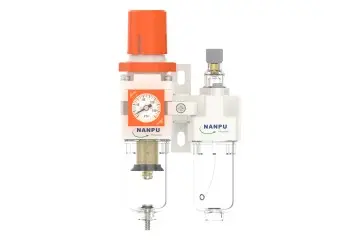 NC2010-02/NC2010-02D F.R.L.Combination Air Filter, Regulator & Lubricator with Embedded pressure gauge